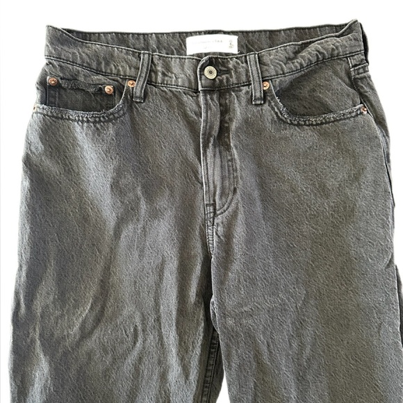 Abercrombie & Fitch The Loose High Rise Grey Jeans -Women’s 29/8XS - Picture 5 of 11